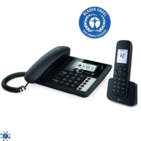 Analoog basisstation met stralingsarme DECT handset