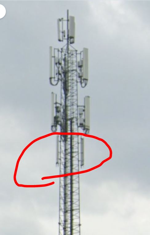 CDMA mast