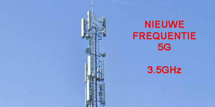 5G mast 3.5GHz meldingspagina