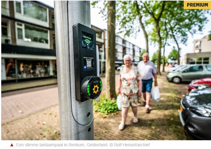 Slimme lantaarnpalen Deventer