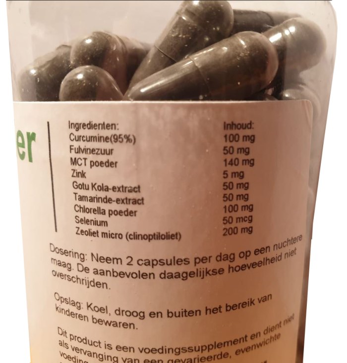 Voorverkoop Pijnappelklier-ontkalking 100 capsules - Afbeelding 2