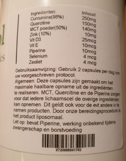 Protocol aanvullings capsules 120 capsules - Afbeelding 2