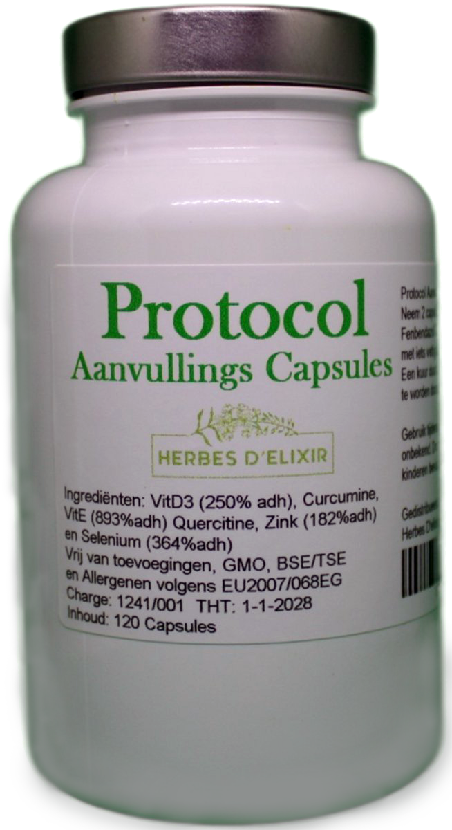 Protocol aanvullings capsules 120 capsules