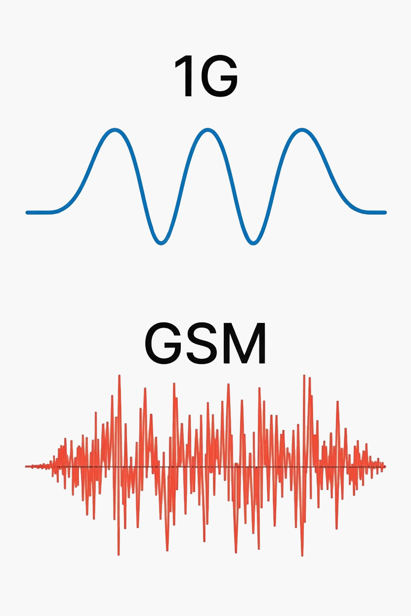 Van 1G naar 2G digitaal