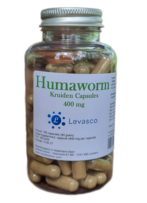 Humaworm capsules – natuurlijk supplement tegen wormen en parasieten